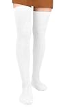 Moon Wood Women Thigh High Socks Extra Long Cotton...