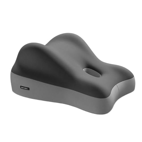 AMAMIA Butt Cushion for Couples Memory Foam Pregnancy Pillow Waterproof & Portable Cushion with Washable Cover for Intimacy Support Prone Pillow Adult Waist Cushions on Bed for Sitting Lying Grey