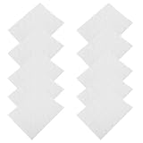 Toddmomy Doppio Nastro Adesivo per Candele in Schiuma Bianco 200 Pezzi, Rotondo, Adesivo per Base di Stoppini e Vasi in Ceramica, per Creazioni Fai da Te
