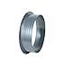 Delisheng Duct Connector 8 Inch (7.68 inch) Flange Metal Straight Pipe Flange for Heating Cooling Ventilation System