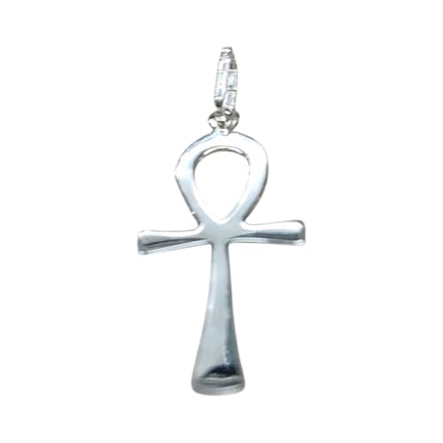 Horus Artesanía de Egipto Colgante de plata de la llave de la vida, Ank en el Antiguo Egipto, mide 3.5 cm x 1.3 cm