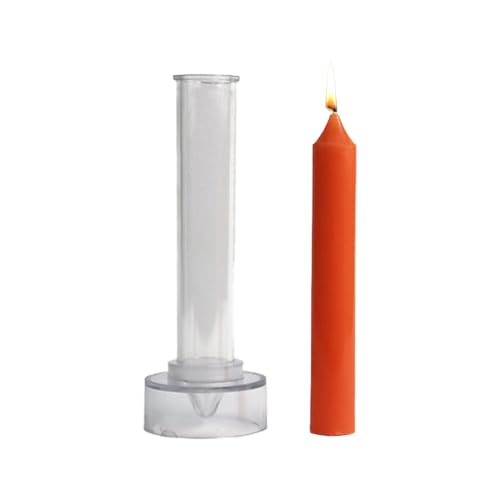 Moule De Bougie Effilée, Moule À Bougies À Pilier Conique De 7,87 Pouces, Moul À Cylindre Non Bâton Réutilisable, Porte-parasites Easy Demould | Casting Craft Supplies Pour Les Débutants, L'artisanat