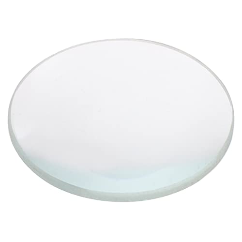 Image of ULTECHNOVO Double Convex Optical Glass Lens 1.18In Diameter 50mm Focal Length - Polished Optical Glass Ground Edges - for Physics Education Scientific Laboratory Experiments for Students & Teachers