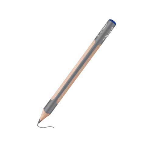 Dreikant-Bleistifte aus Holz mit Minenstärke B im Set von zwei Stück – Bild 2