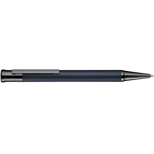 Stylo à bille Otto Hutt Design 04 bleu mat en métal précieux d'Allemagne