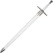 Generic Handmade Sword Movie Replica Sword Limited Edition Silver & Steel Sword,Gift for her