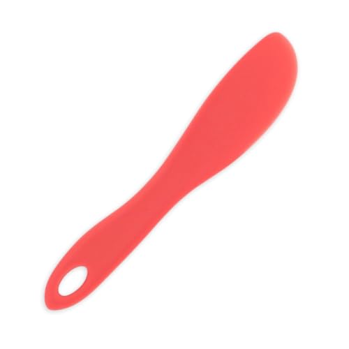 Fackelmann 40214 Spatule à tartiner Rouge, Couteau à tartiner, spatule à tartiner, spatule, Nylon, Rouge, 17,3 x 3,3 cm
