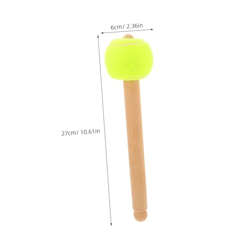 Baqueta para batería con mango de madera Totority, diseño ergonómico para agarre cómodo y sonido resonante profundo, ideal para principiantes y presentaciones escolares miniatura 2