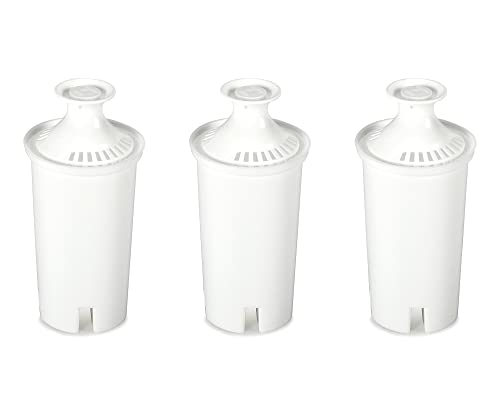 Life Ionizer - Alkaline Water Filter Replacements for Pitcher fits Brita - Pack of 3 Brita Style Replacement Filters