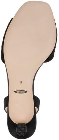Badgley Mischka Women's Nimah Kitten Heel Sandal Heeled, Nude, 7 | Image 6