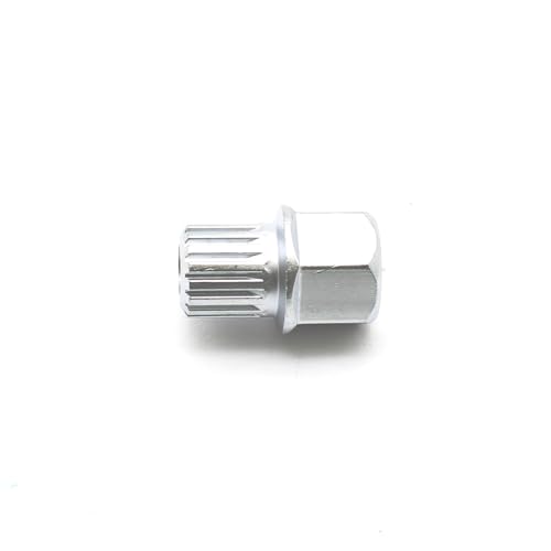 Image of TEMO 61 /16Pt Wheel Lock Lugnut Anti-Theft Lug Nut Screw Removal Key Socket S3057 for Vw Audi