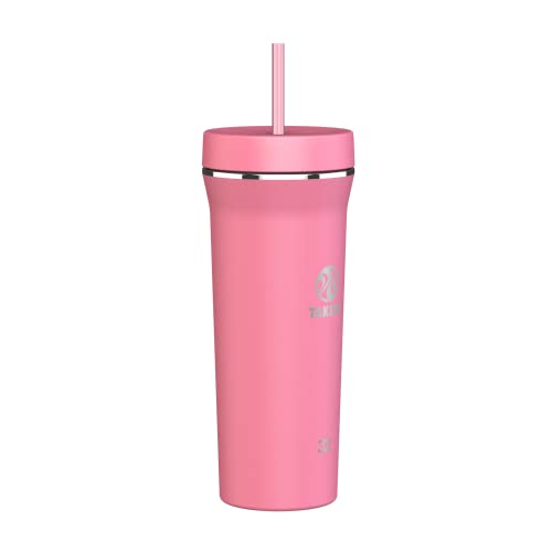 Image of Takeya 32 oz Stainless Steel Insulated Tumbler with Straw Lid, Premium Quality, Sweatproof