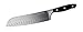 Nirosta 43903 Santoku Trinity de Acero Inoxidable con Mango ergonómico, Cuchillo Multiusos, Afilada a Mano (Longitud de la Hoja: 20 cm), cantidad: 1 Pieza