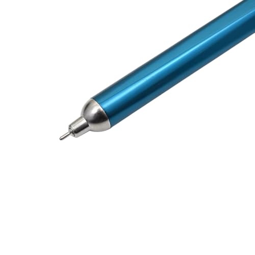 Image of OHTO GS01 Ballpoint Pen 0.7mm Medium Tip Black Ink | Blue Metal Body | Smooth Writing Japanese Pen for Office & Professional Use Made In Japan