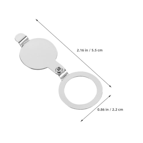 Toddmomy 8 piezas tapas para mirilla de acero inoxidable para puerta de apartamento, protección de privacidad, tapa anti-espía para visor de puerta con diámetro interior de 16mm para seguridad en el hogar miniatura 2