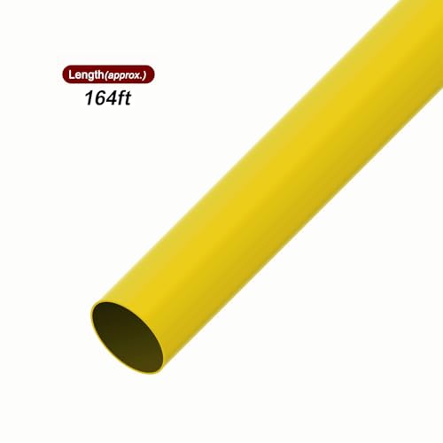 Tube thermorétractable pour isolation électrique jaune DMiotech 2:1 de 50m - 4