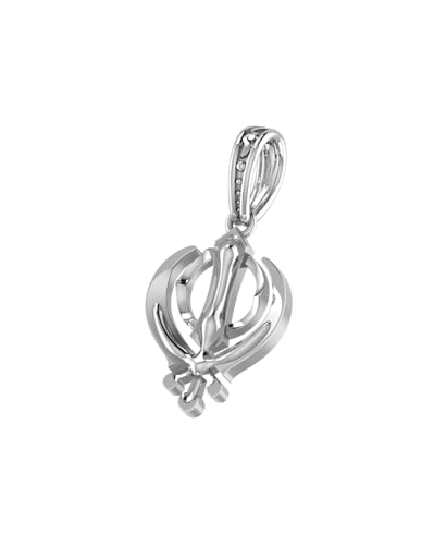 Pendentif sikh Khanda argent 925 pour méditation et protection Mtrolls
