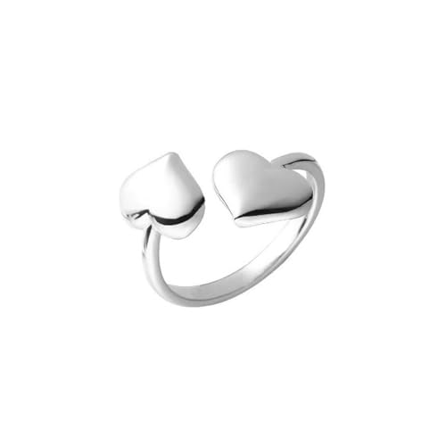 Bague fendue en forme de croix en argent sterling pour femme élégante et raffinée