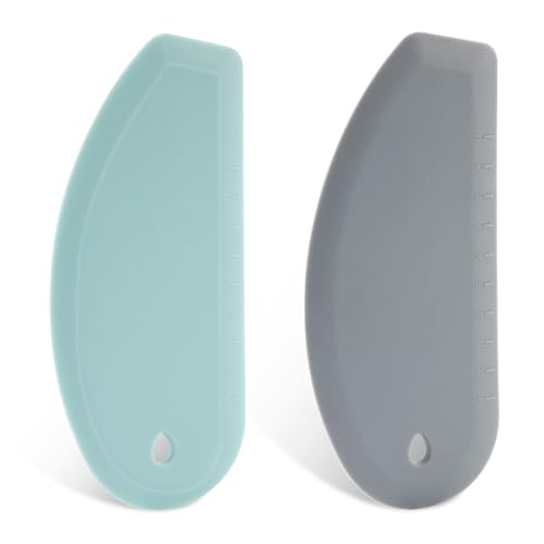 2pcs Silicone Dough Scrapers, 6.77x3.03