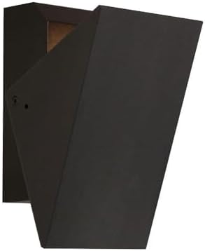 ET2 Lighting E41331-BK Alumilux Tilt - 8W 1 LED Outdoor Wall Mount-5.25 Inches Tall and 3 Inches Wide, Finish Color: Black