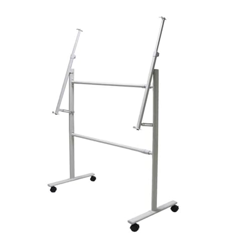 Support tableau blanc pliable en A avec 4 roulettes mobiles pour école et maison