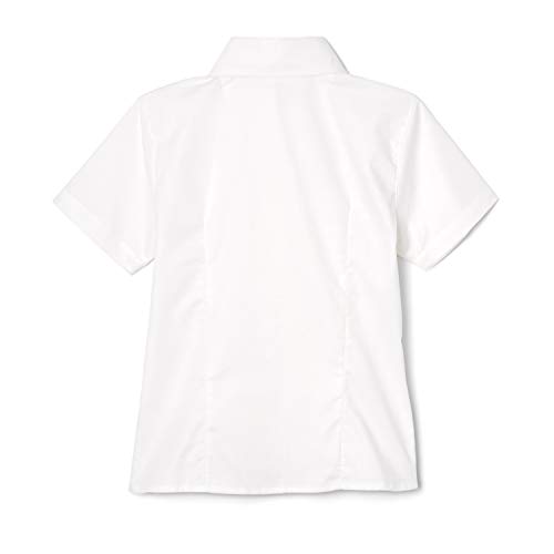 French Toast Girls Short Sleeve Oxford Button Down Shirt, White, 18 Us #TOP1