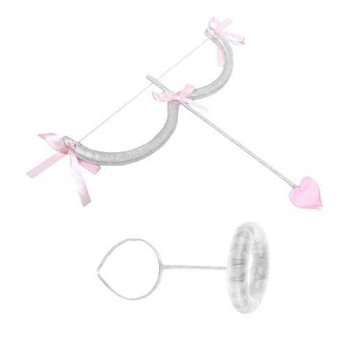 Serre-tête et arc de Cupidon pour soirée Saint-Valentin et fête déguisée Halloween