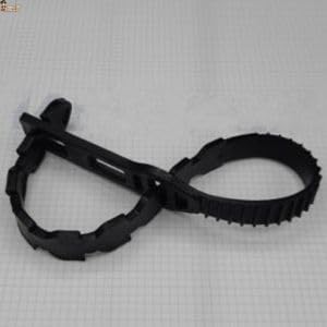 BricoLoco.com Brida entutorar árboles. Pack 10 uds. Correa Ajustable para Sujetar árboles a tutores. Collar de Goma para sujeción de árboles a Tutor guía sin dañar el Tronco. Atadura Suave. (10)