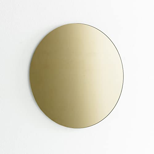 ARHome Runder Spiegel, 60 cm, Bronziert, Runder Wandspiegel, Made in Italy ARHome Runder Spiegel, 60 cm, Bronziert, Runder Wandspiegel, Made in Italy