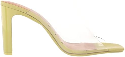 Chinese Laundry Women's Jazzz Vinyl Heeled Sandal, Lime Green, 7.5 | Image 5