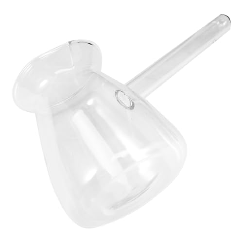 VICASKY Glas Milchkrug Mit Seitengriff 350Ml Transparent Hochborosilikat Für Kaffee Tee Und Heiße Milch Stilvoll Praktisch