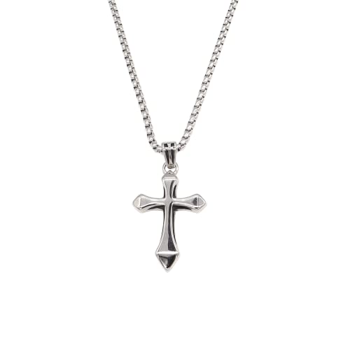 Collier croix catholique pour homme et femme, le cadeau de Noël chrétien idéal