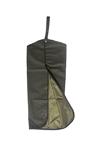 Walker and Hawkes - Unisex Wax Chaps Studded Trousers 100% Cotton - Olive - One-Size3