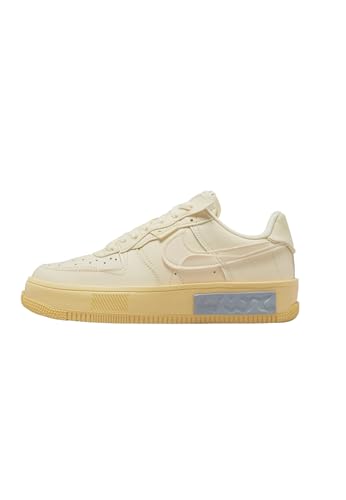 Nike DH1290-102 Air Force 1 Fontanka Sneaker Female Coconut Milk/Coconut Milk-Lemon WASH 37.5