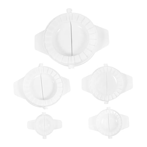 Unomor Hand Pie Press Maker 5pcs Dumpling Maker Molds Set of Dumpling Wrapper Tool for Homemade Chinese Dumplings