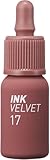 Peripera Ink the Velvet Lip Tint - High Pigment Color, Longwear, Weightless, Not Animal Tested, Gluten-Free, Paraben-Free (17 ROSY NUDE, 4g)(NEW)