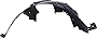 Evan-Fischer Splash Shield Front Right Side Fender Liner Plastic for ROGUE 08-13/ROGUE SELECT 14-15