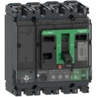 Schneider Electric Disjoncteur Compact 4 PôLes, 100A, Montage Fixe-image