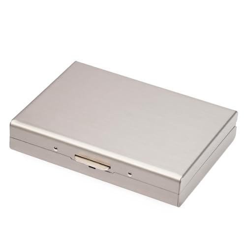 Image of Credit Card Holder Wallet Stainless Steel Card Case RFID Blocking Business Card Holder Protector for Women Men