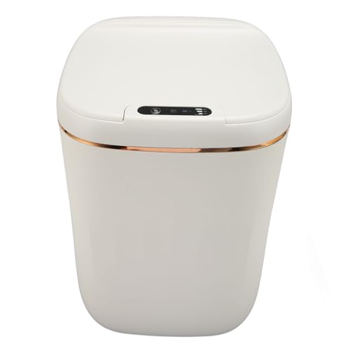 Caneca de basura automática 20L Luqeeg blanca