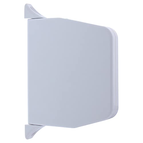 ToniTec Mini enrouleur de sangle pour volet roulant - Montage en saillie - Orientable - Blanc - Avec filetage automatique sans sangle