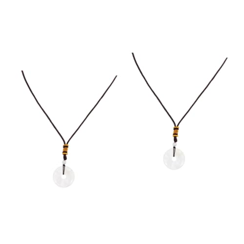 SOIMISS 2st Klassisk Kristallhalsband För Kvinnor Vacker Hänge Smycke För Heminredning Och Bilaccessoarer