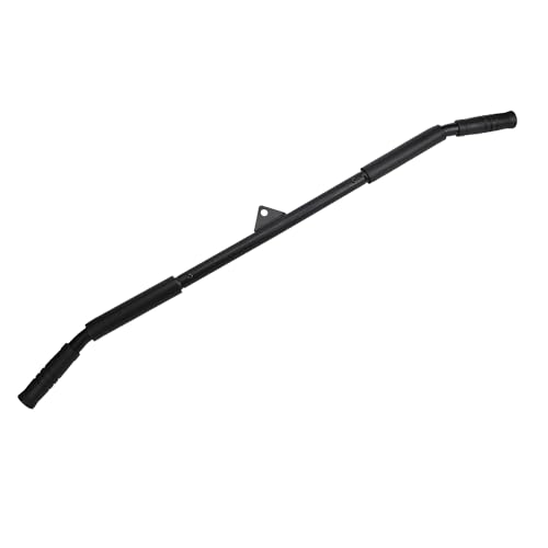 LAT Pulldown Bar Attachment,39.7'Curl Tricep Press Down Bar with Rubber Handle,LAT Pull Down Bar...