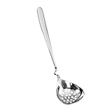 Ipetboom Cuchara Colador de Acero Inoxidable con Mango para Cocina Filtro Multifunción para Hotpot Verduras y Fideos Resistente Altas Temperaturas y Fácil de Limpiar