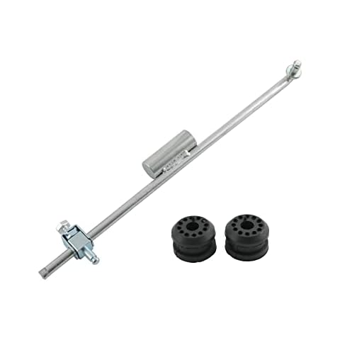 RADHLBNIU Transfer Case Shifter Control Linkage with Bushing Kit Compatible with 2005-2012 Dodge Ram 1500 2500 3500 4500 5500 Replaces# 55366066AB 68078974AA Cover
