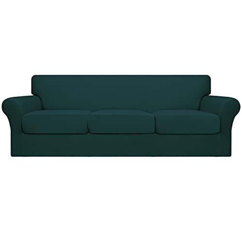 Image of Easy-Going 4 Pieces Oversized Stretch Couch Cover for Dogs Washable