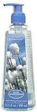 2 PK OF SIMPLE PLEASURES FRESH COTTON HAND SOAP 13.5 OZ PUMP TOP BOTTLE 27 OZ. TOTAL