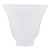 SOLUSTRE Clair Nuage Motif Style Cloche en Verre Ombre en Forme de Cloche Givré Abat- Jour Éclairage Remplacement Abat- Jour en Verre pour Mur Applique Pendentif Luminaire E27