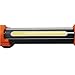 K Tool International XD52848 15.5-Inch Adjustable LED Work Light, Orange/Black, Battery Powered, 6 Levels of Brightness, 700 Lumens
