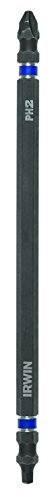 Irwin 1871094 Impact Performance Series Double-Ended Screwdriver Power Bit, Number 2 Square/Number 2 Phillips, 6-Inch, 10-Pack #TOP15